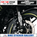 Fork Tube Sticker for all Bike - Puzzle Design ( Waterproof & Premium quality) / Bike Sticker Gallery.