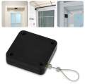 Multi Function Punching Free Black Door Closer Household Balcony Restaurant Automatic Rebound Door Closer - black.