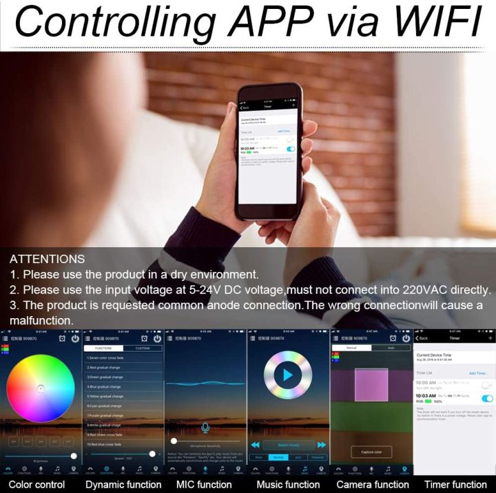 Wifi%20Rgb%20Strip%20Light%20Controller%20With%20Smart%20App%20Control%20For%20Rgb%20Strip%20Lights%20-%20Strip%20Light%20-%20Rgb%20Light%20-%20Image%204