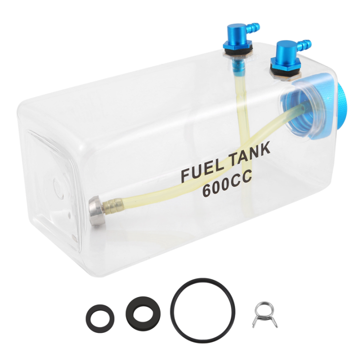 Fuel Tank Petrol Transparent Plastic Bottle 600CC CNC