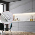 Fridge Wallpaper Vinyl Natural White Marble and 3D Background , Warp, Skin Sticker (200 x 60cm). 