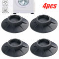 4Pcs Adjustable Height Washing Machine Foot Pad Anti Vibration Mat Anti-vibration Pad Universal Noise-reducing Leg Base Support.