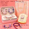 Children Puzzle Creative DIY Beads Set Bracelet Making Kit Jewelry Kids Toys for Girls Arts Beauty Fashion Crafts Princess Doll. 