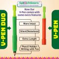 SPEECHGEARS V-Pen,V-Pen Is A Vibration Device & An Oral Stimulator That Is Used, Speech & Feeding Therapy. 