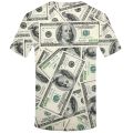 KYKU Dollar T Shirt Men Money Tshirts Gothic 3d T-shirt Funny T Shirts  Hop Tshirt Cool Mens Clothing 2018 Summer Top. 