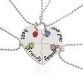 New Best Friends Necklace For Women Girls Broken Heart Puzzle Musical Note Pendant Necklaces BFF Friendship Forever Jewelry Gift.