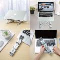 Laptop Stand Adjustable Aluminum Alloy Foldable Stand for 10-17 inch Tablets Notebook Laptop - Laptop Table.