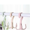 Space-saving bag Clothes rack holder Clothes rack Hanger 360 degree Swivel shoes 2pcs.