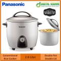 Panasonic SR-G28 (2PL) Automatic Rice Cooker with Double Pan & Lid | 2.8 Liter. 