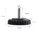 5PCS Furniture Adjustable Bolt Chair Feet Level Floor Protector Leg Pad Base M10 M8 M6 Sofa Cabinet Table Mute Damping Anti-skid. 