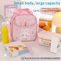 Kawaii Lunch Bag for Girls Cute Lunch Box Bag Insulated Bag Reusable Tote Bag for Hot or Cold Work Pink Easy to Use. 