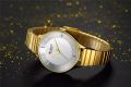 Curren 9041 Golden Women Bracelet Watches Fashion Luxury Quartz-Watches Brand Ladies Casual Dress Sport Watch Clock- Golden -  Watch For Women. 