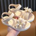 Summer New Soft Sole Anti slip Comfortable Fashion Princess Shoes Big, Medium, and Small Girls' Sandals Bow. 