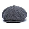 【ALLGOOD】1Pcs Spring and Autumn Warm and Comfort Mens Flat Cap Beret Herringbone Newsboy Peaky Blinders Baker Boy Hat Winter.
