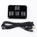4 Keys Direction Arrows Macro USB Custom Mechanical Gaming Keyboard For Linux MacOS Android Raspberry Pi Keyboard. 