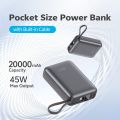 QCY PB20A 45W PD Fast Charge Power Bank - 20000mAh.