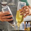 Kitchen Multifunction Oil Spray Bottle Ketchup Mustard Vinegar Soy Sauce Storage Bottle BBQ Leak Proof Condiment Squeeze Bottles Baking Cream Squeeze Gadgets. 