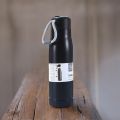 Black 600ml Outdoor Sports Riding Cup, 1 pcs Vacuum Water Bottle, 304 Stainless Steel Tumbler with Rope. 