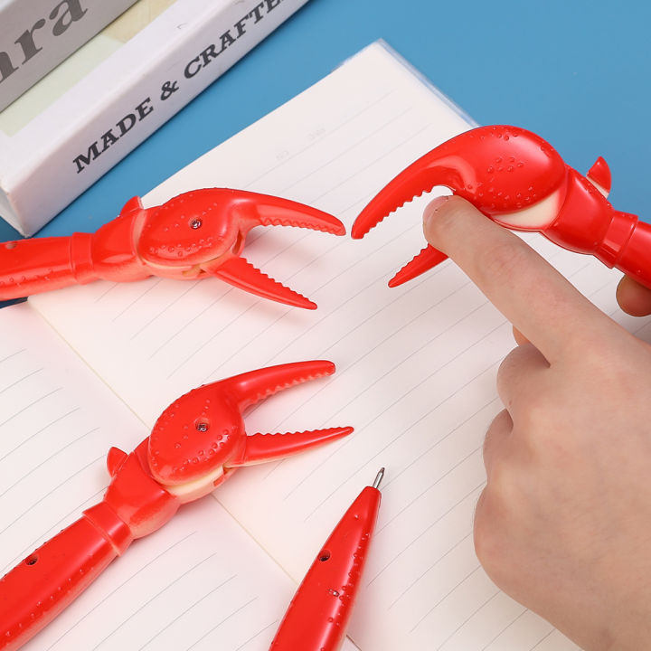 1/5Pcs%200.5Mm%20Attractive%20Animal-themed%20Pen%20Adorable%20Lobster%20Claw%20Crab%20Claw%20Gel%20Pens%20For%20Kids%20Fun%20Novelty%20Ballpoint%20Pens%20With%20For%20School%20-%20Image%206