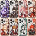 Genshin Impact Phone Case For iPhone 15 14 13 12 11 Pro Max Mini X XS Max XR SE 7 8 Plus Anime Cover Funda For iPhone 11 Case.