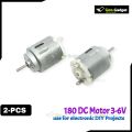 2-PCS 140 Motor DC 3V-6V | 2000 RPM Electric Motor for DIY Toy Cars, Boats, and Small Fans,140 DC motor, 3V-6V motor, small fan motor. 