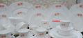 32 Pcs Pyrex Opal Glassware White Oven Save Dinner Set. Model Red Pata - Dinner Set - dinner set.