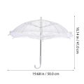 Vintage Black Color Lace Umbrella Parasol for Lady Women Wedding Party Photography Decor Prop Lace Umbrella Decoration. 