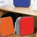 CD Case CD Wallet Holder CD Protection Disc Storage Bag Dustproof Packing Capacity Disc Red. 