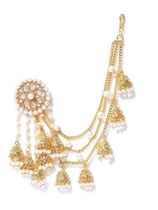 Gold%20Plated%20Bahubali%20Jhumka%20Earrings%20with%20Long%20Chain%20for%20Women,%20Classic%20Fashion%20Jewelry%20-%20Image%205