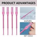 360° Rotating Nasal Hair Removal Tool,4Pcs Portable Manual Nose Hair Trimmer 95AC. 