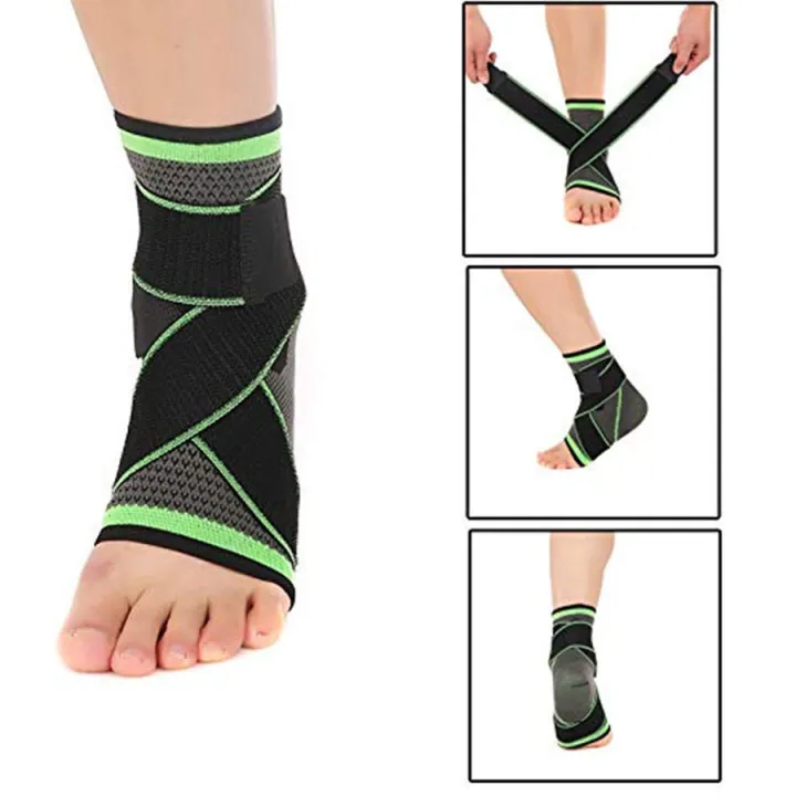 Yoomee%201%20Pcs%20Ankle%20Brace%20Adjustable%20Breathable%20Ankle%20Support%20with%20Elastic%20Fabric%20Compression%20Ankle%20Wrap%20for%20Sports%20Protect%20Ankle%20Sprain%20Fits%20All%20Men%20Women%20-%20Image%203