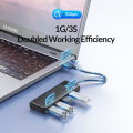 ORICO PAPW4A 4 Port USB 3.0 HUB 5Gbps USB Splitter for Laptop Multi USB Port Expander Black. 