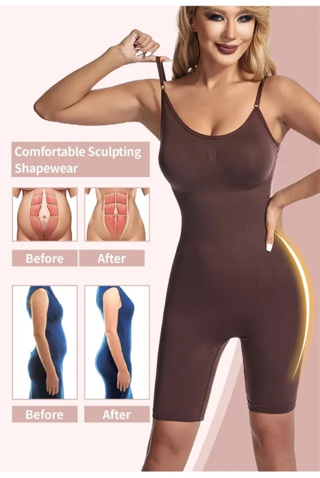 Flarixa Seamless Shapewear Full Body Shaper Hip and Tummy Control