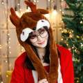 Ear Moving Jumping Hat Costume Dress up Cosplay for Christmas Easter Party Deer. 