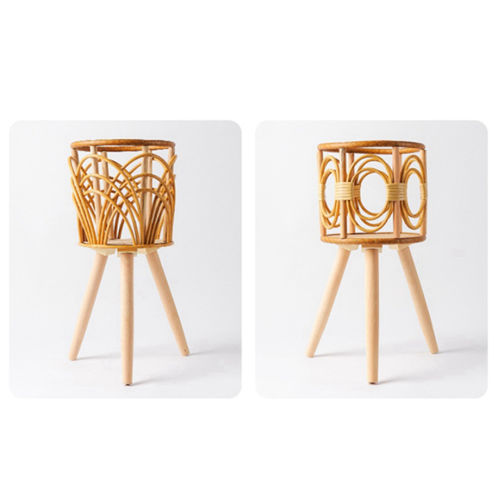 Rattan%20Indoor%20Plant%20Stand%20Straw%20Woven%20Flowers%20Pot%20Holder%20Stool%20with%20Legs%20Floor%20Planter%20Baskets%20Rack%20Wooden%20Plant%20Shelf%20B%20Easy%20Install%20-%20Image%206