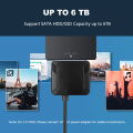 SATA To USB 3.0 Adapter USB A To SATA 3 Cable 5Gbps Support 2.5/3.5 Inch Hard Disk Drive Converter External HDD SSD Adapter. 