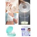 2pices Silicone Wearable BreastMilk Collector With Carrying Box. 