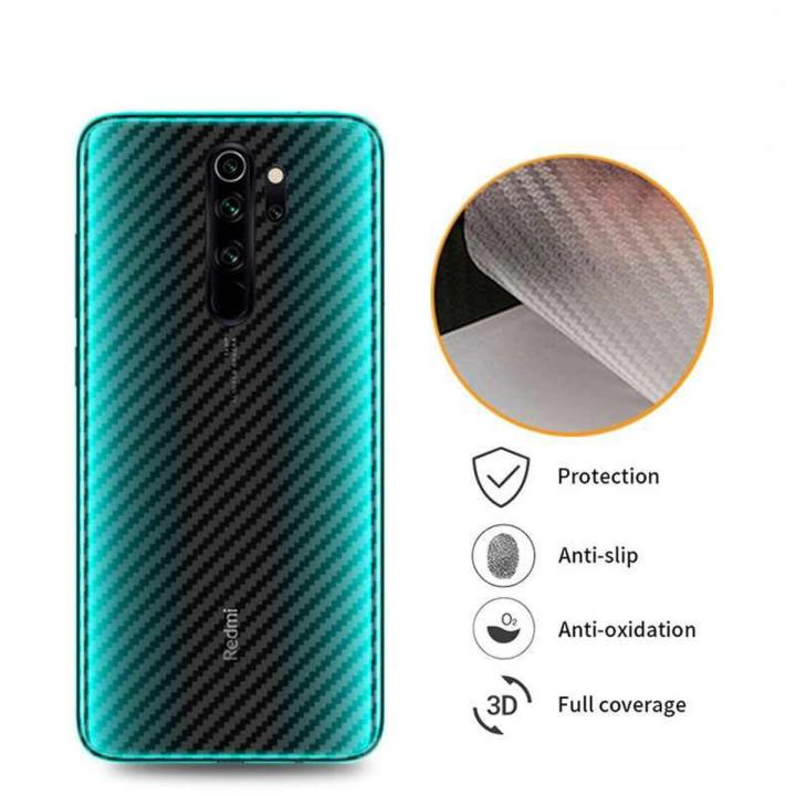 For Xiaomi Redmi Note Pro Transparent 3D Carbon Fiber Back