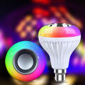 High-quality Smart Music Led Light Bulb With Remote Control and Bluetooth Speaker. 