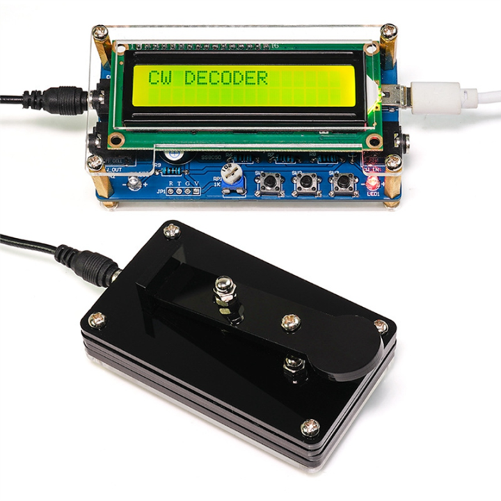 Upgraded CW Morse Code Decoder Finished +Case+Button Kit with Digital ...