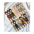 Trendy Hair Sticks New Creative Design Fashion Geometric U-Shaped Hair Stick Retro Acetate Hairpins Tortoiseshell for Woman Girl.