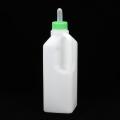 850mL Farm Animals Calf Feeding Water Milk Silicone Nozzle Bottle Plastic W.