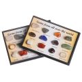 【Hey my home】12/15PCS 1 Gift Raw Gemstones Collectible Home Decoration Ore Mineral Specimen Quartz Crystal Polished Stone. 
