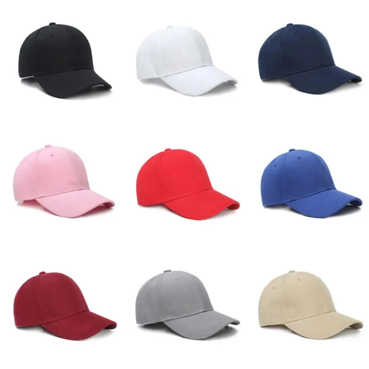 Fashion%20Women%20Adjustable%20Men%20Solid%20Color%20Leisure%20Caps%20Baseball%20Cap%20Hats%20Plain%20Curved%20Cotton%20Unisex%20-%20Image%202
