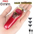 0 MM Hair Trimmer Mini Portable Electric Hair Clipper Powerful Professional Hair Trimmer Rechargeable Barber Haircut Shaver. 