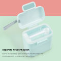 HelloKimi Milk Pow-der Storage Food Containers Portable Milk Pow-der Air Tight Containers with Spoon Milk Feeding Storage Boxes Milk Dispenser Infant Baby Food Storage Containers. 