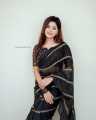Exclusive Viral Georgette sharee with embroidery work blouse pics.