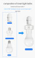 (New)Aube ewelink WiFi Mart light bulb adapter E27 LED lamp holder BAE ac90-250v wirele voice control Alexa Google Home ailer. 