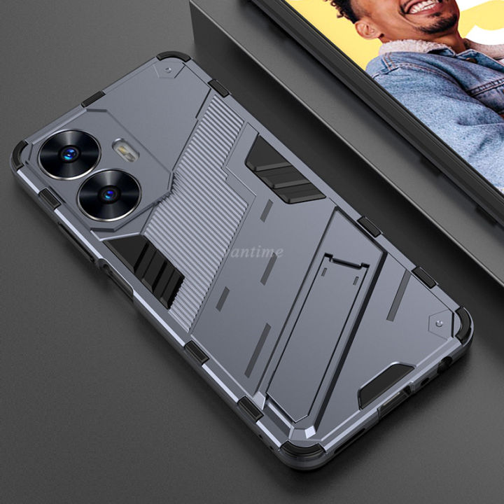 for%20Realme%20C55%20Case%20Kickstand%20Ultra%20Thin%20Shockproof%20Matte%20Back%20Cover%20-%20Image%202