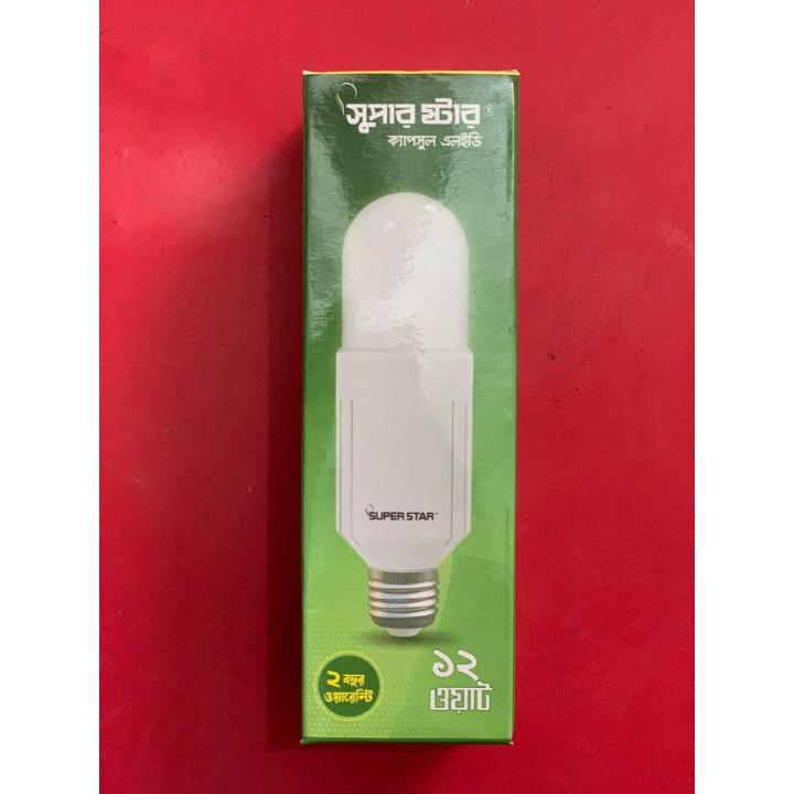 Super Star Capsule AC LED 12W Daylight E-27 (Patch) | Daraz.com.bd